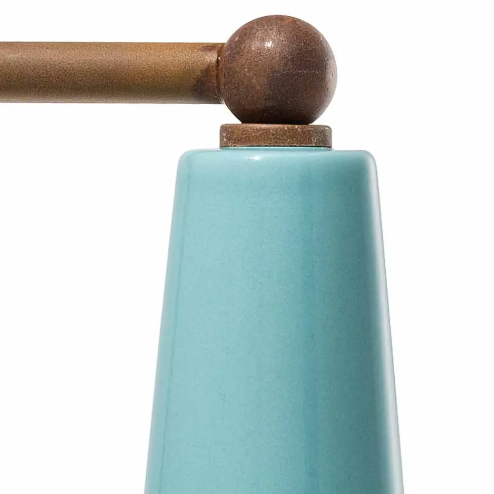 Ferroluce Vintage Wandleuchten-Wandlampe aus Keramik handgefertigt Sandra