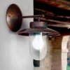 Aldo Bernardi Vintage Wandleuchten-Wandlampe aus Kupfer, Glas und Messing La Traviata von