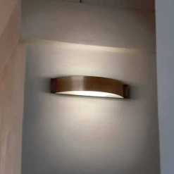 Aldo Bernardi Klassische Wandleuchten-Wandlampe aus Kupfer und Methacrylat Fashion mittel