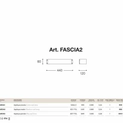 Aldo Bernardi Klassische Wandleuchten-Wandlampe aus Kupfer und Methacrylat Fashion mittel