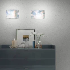 Viadurini Vetro di Venezia Murano Lampen|Moderne Wandleuchten-Wandlampe aus mundgeblasenem Perlmuttglas in Venedig - Chrystal