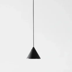 Viadurini Lighting Design Wandleuchten-Wandlampe aus schwarzem Aluminium und Kegel Kleines Minimaldesign - Mercado
