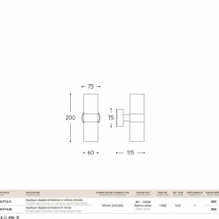 Aldo Bernardi Garten-Wandlampen-Wandlampe für den Außenbereich Abarth von