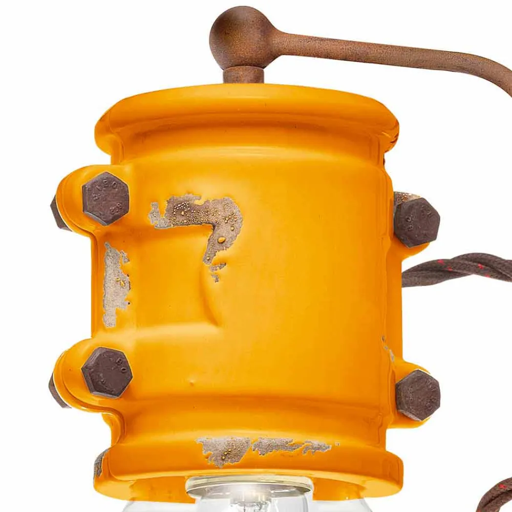 Ferroluce Vintage Wandleuchten-Wandlampe im Urban Style aus Keramik Beth