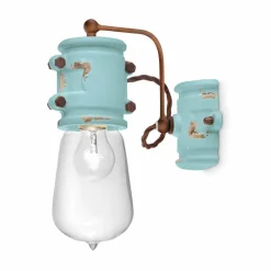 Ferroluce Vintage Wandleuchten-Wandlampe im Urban Style aus Keramik Beth