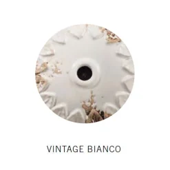 Ferroluce Wandleuchte Industrial-Wandlampe mit 2 industriellen handwerklichen Strahlern aus Eisen und Keramik - Loft