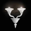 Viadurini Lighting Moderne Wandleuchten-Wandlampe mit 2 Lichtern aus handgefertigtem venezianischem Glas - Ismail