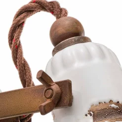 Ferroluce Vintage Wandleuchten-Wandlampe verstellbar aus Keramik und Metall Kendro