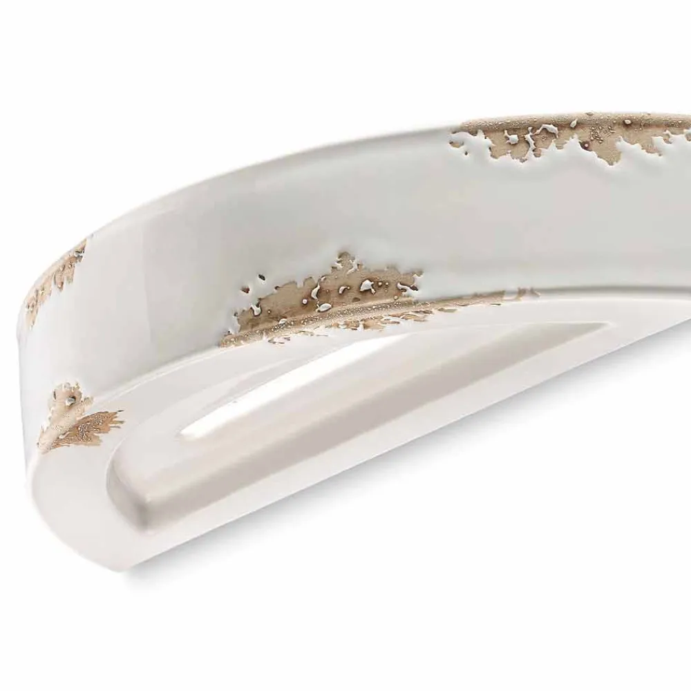 Ferroluce Vintage Wandleuchten-Wandlampe Vintage aus Keramik Helen