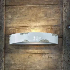 Ferroluce Vintage Wandleuchten-Wandlampe Vintage aus Keramik Helen