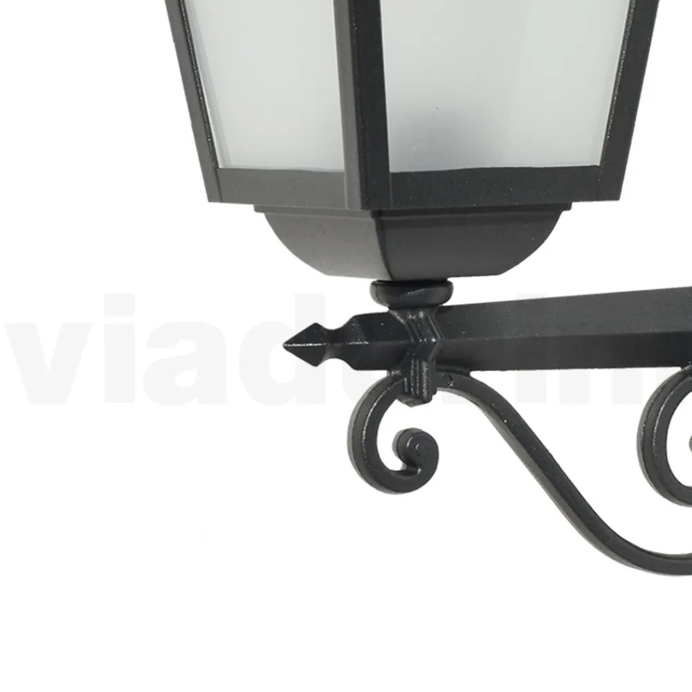 Viadurini Lighting Gartenlaternen-Wandlaterne aus Aluminiumdruckguss und Glasdiffusor - Scintilla