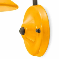 Ferroluce Vintage Wandleuchten-Wandleuchte aus farbiger Keramik und Messing Alice