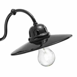 Ferroluce Klassische Wandleuchten-Wandleuchte aus Keramik hochglänzend Retro