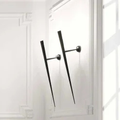 Viadurini Lighting Moderne Wandleuchten-Wandleuchte aus lackiertem Metall mit integrierter LED Made in Italy - Throne