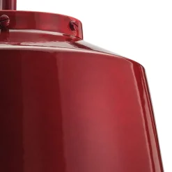 Ferroluce Wandleuchte Industrial-Wandleuchte aus Metall und handgefertigter Keramik mit doppelter Öffnung - 50er Jahre