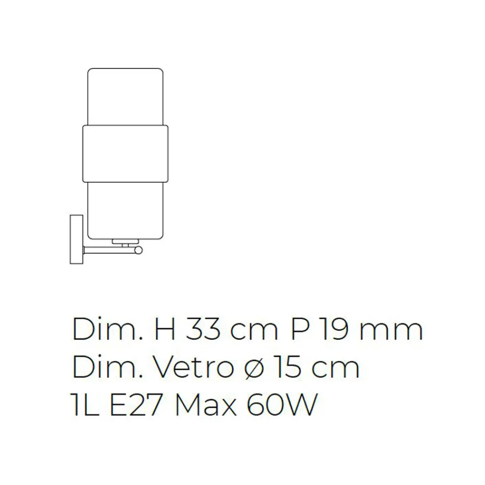Viadurini Vetro di Venezia Murano Lampen|Moderne Wandleuchten-Wandleuchte aus mundgeblasenem Glas in Venedig und Metall - Satomi
