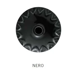 Ferroluce Wandleuchte Industrial-Wandleuchte aus weißer oder schwarzer Keramik und industriellem Vintage-Eisen - Bew