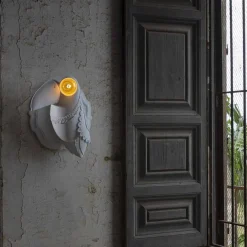 Viadurini Lighting Design Wandleuchten-Wandleuchte in mattweißer Keramik Modernes italienisches Design - Tucano