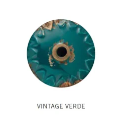 Ferroluce Wandleuchte Industrial-Wandleuchte mit 3 industriellen handwerklichen Strahlern aus Eisen und Keramik - Loft