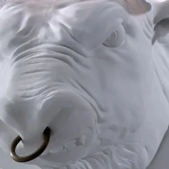 Viadurini Lighting Design Wandleuchten-Wandleuchte mit 2 Leuchten im Keramikdesign in Form eines Stiers - Marrena