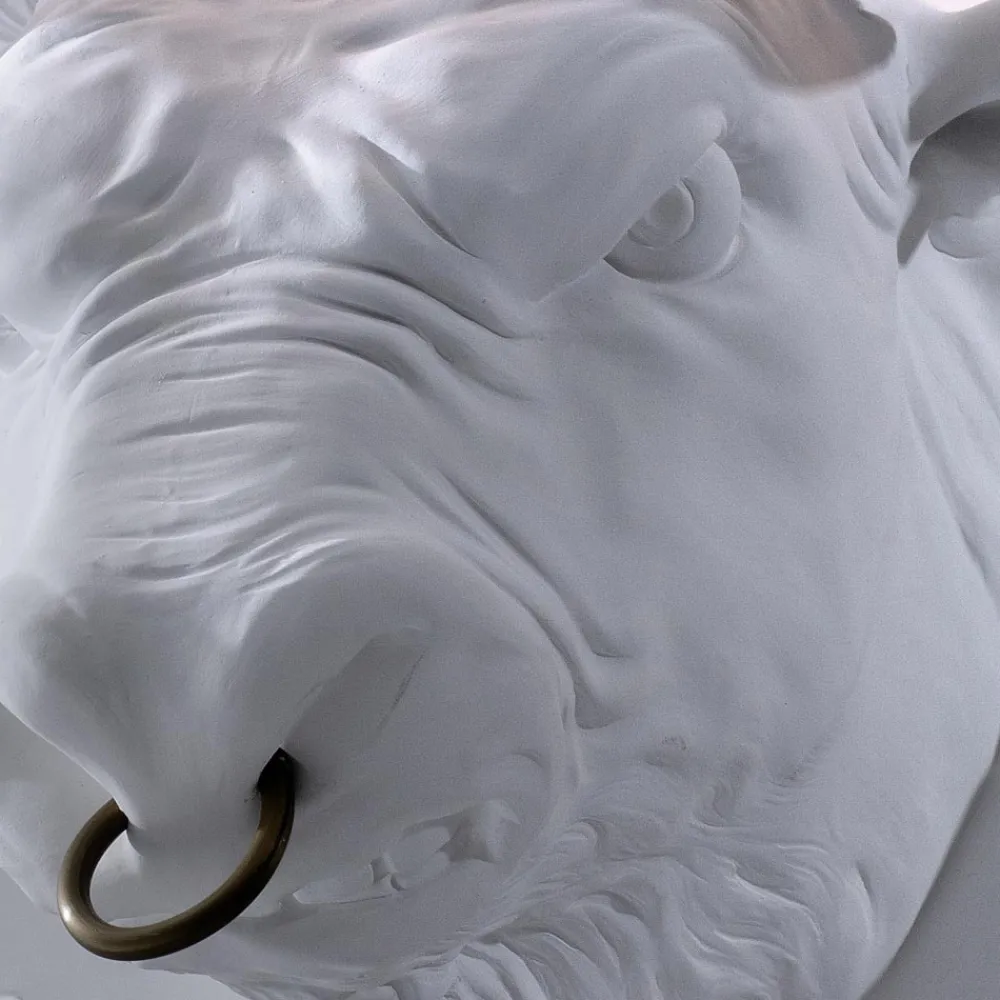 Viadurini Lighting Design Wandleuchten-Wandleuchte mit 2 Leuchten im Keramikdesign in Form eines Stiers - Marrena