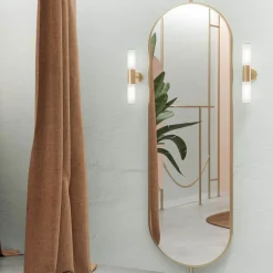 Il Fanale Klassische Wandleuchten-Wandleuchte mit 2 Lichtern aus Messing und Glas Made in Italy - Etoile von