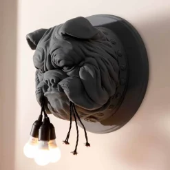 Viadurini Lighting Design Wandleuchten-Wandleuchte mit 3 Lichtern in Grau oder Weiß Keramik Modernes Design - Dogbull