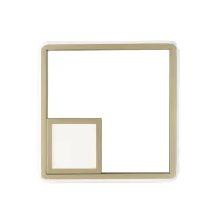 Viadurini Lighting Moderne Wandleuchten-Wandleuchte mit LED aus lackiertem Metall mit Gold-Finish - Formal