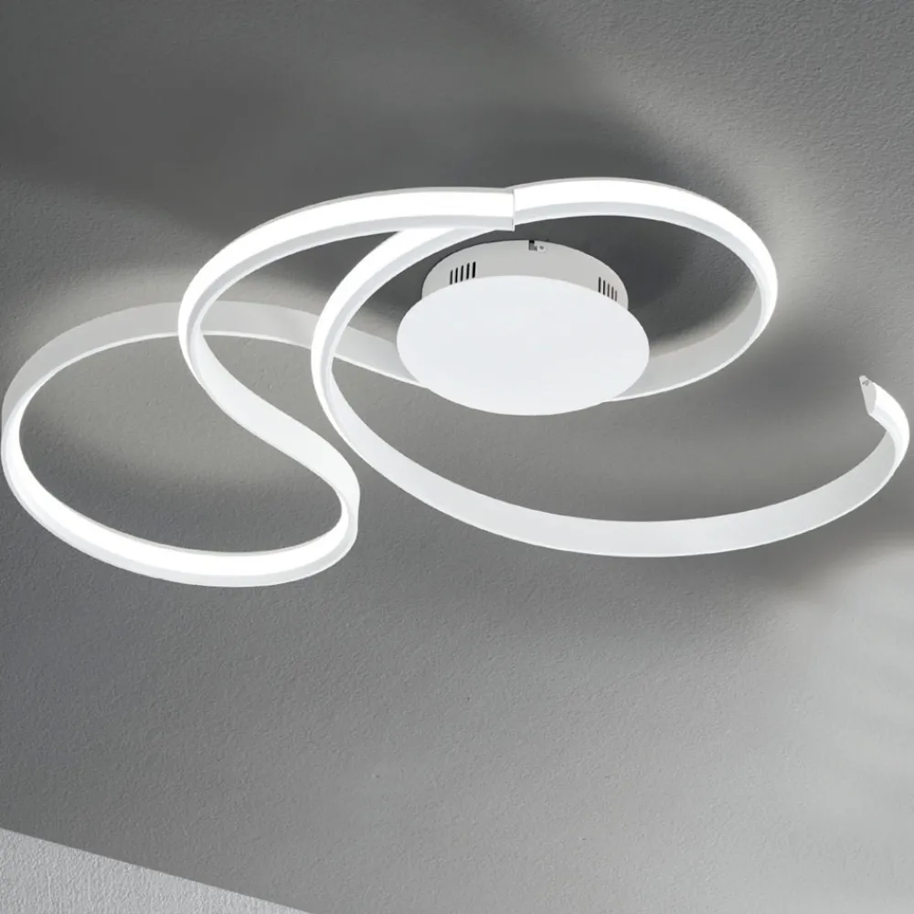 Viadurini Lighting Moderne Wandleuchten-Wandleuchte mit LED in modernem Design aus lackiertem Metall - Trella
