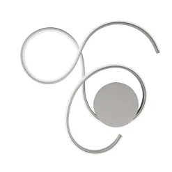 Viadurini Lighting Moderne Wandleuchten-Wandleuchte mit LED in modernem Design aus lackiertem Metall - Trella