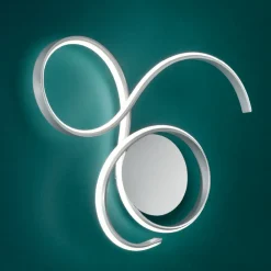 Viadurini Lighting Moderne Wandleuchten-Wandleuchte mit LED in modernem Design aus lackiertem Metall - Trella