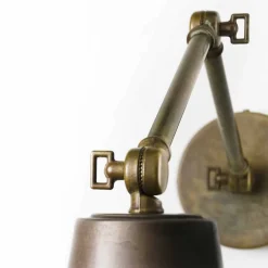 Il Fanale Vintage Wandleuchten-Wandleuchter Loft aus Eisen mit Schwenkarm