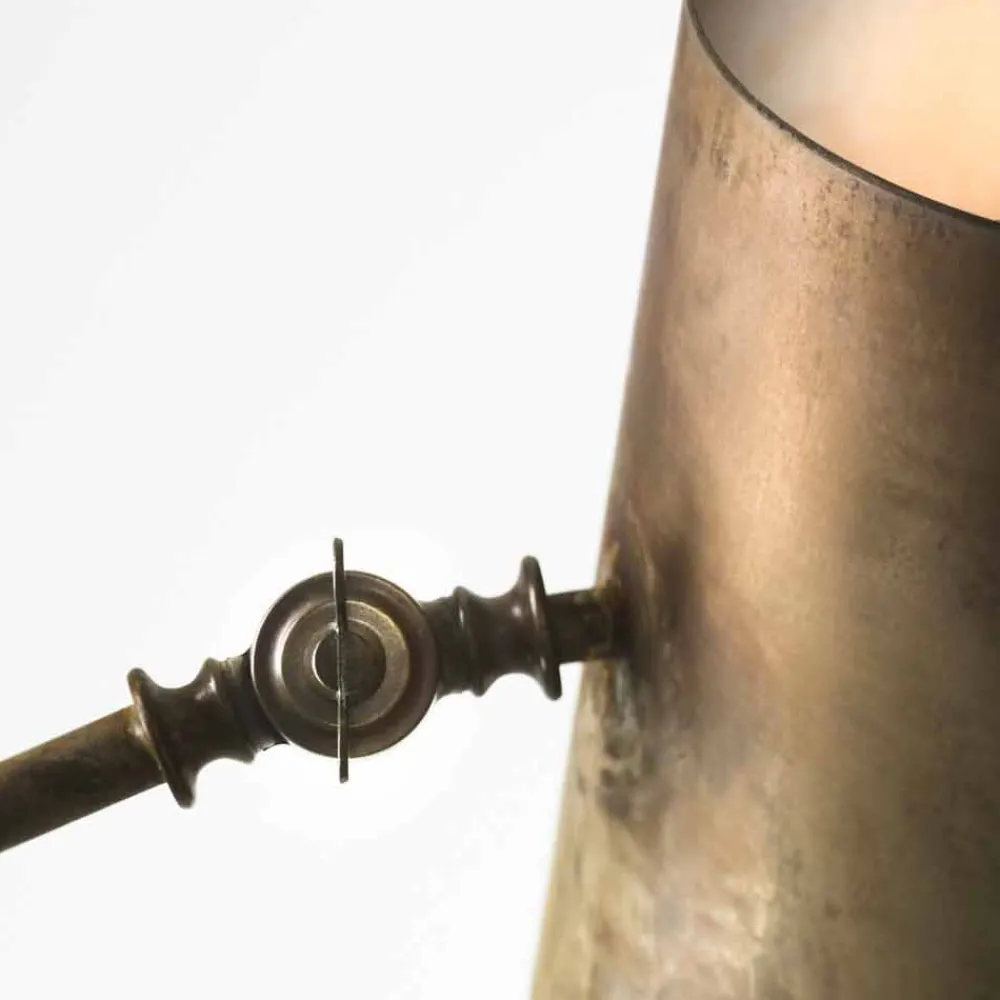 Il Fanale Pendelleuchten Vintage-Wandleuchter Reporter im Industrie Design mit Schwenkarm