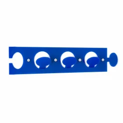 Viadurini Decor Wandgarderobe-Wandmantel Kleiderbügel aus farbigem Plexiglas mit 3 Haken, 2 Stück - Fratack