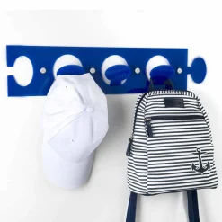 Viadurini Decor Wandgarderobe-Wandmantel Kleiderbügel aus farbigem Plexiglas mit 3 Haken, 2 Stück - Fratack