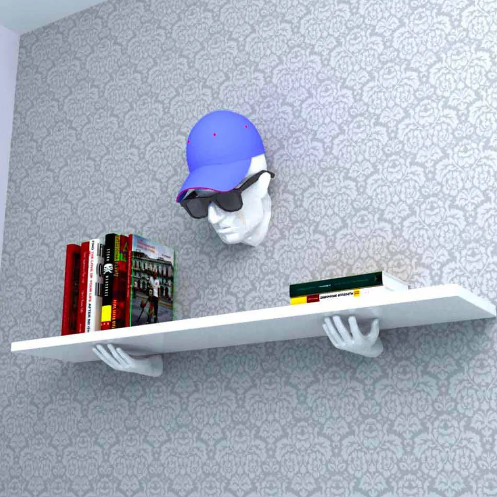 Viadurini Design Wandregale-Wandregal in modernem Design Vladimir Made in Italy