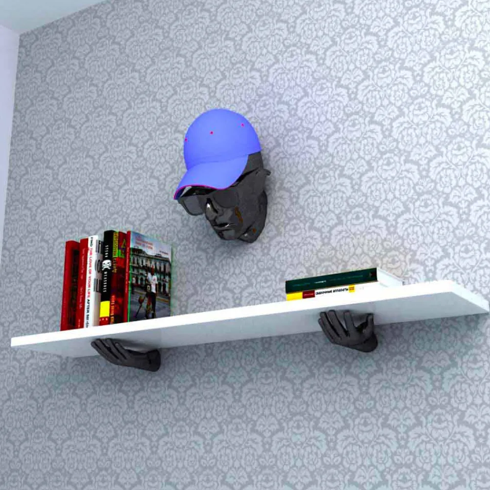 Viadurini Design Wandregale-Wandregal in modernem Design Vladimir Made in Italy