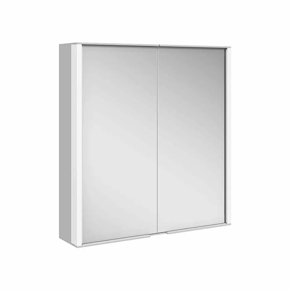 Viadurini Bathroom Badspiegel-Wandspiegel aus Aluminium mit LED-Beleuchtung - Demon