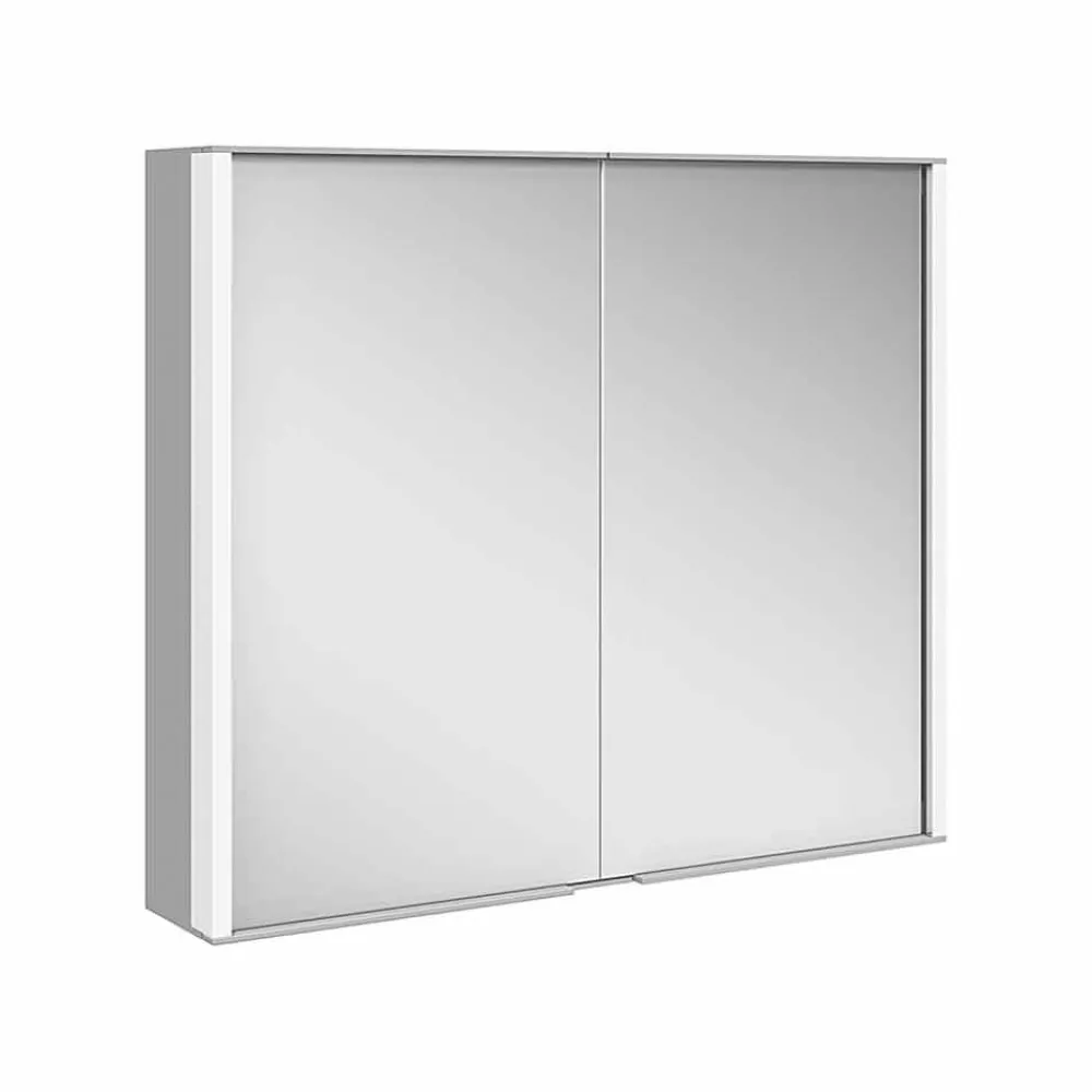 Viadurini Bathroom Badspiegel-Wandspiegel aus Aluminium mit LED-Beleuchtung - Demon