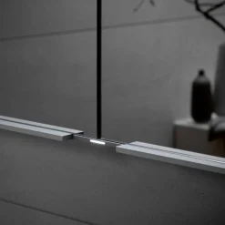 Viadurini Bathroom Badspiegel-Wandspiegel aus Aluminium mit LED-Beleuchtung - Demon