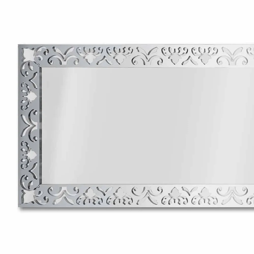 Viadurini Decor Wandspiegel-Wandspiegel aus Gold-, Silber- oder Bronzeplexiglas mit Rahmen - Nektar