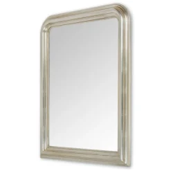 Viadurini Classic Wandspiegel-Wandspiegel aus Holz mit Blattsilber-Finish Made in Italy - Navona