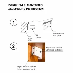 Viadurini Bathroom Wandspiegel|Badspiegel-Wandspiegel aus Teakholz mit Regalen und internen Schubladen - Ralio