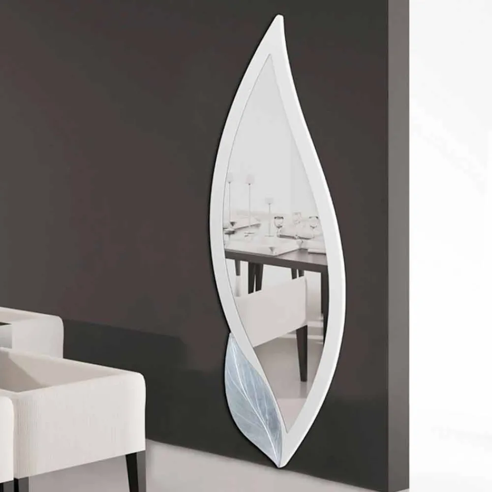 Viadurini Decor Wandspiegel-Wandspiegel in Blütenform Ellen aus MDF Made in Italy