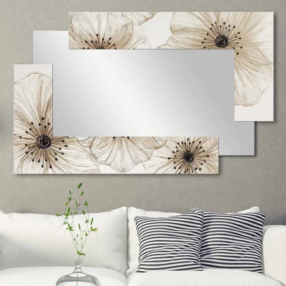 Viadurini Decor Wandspiegel-Wandspiegel in modernem Design Sabbiate