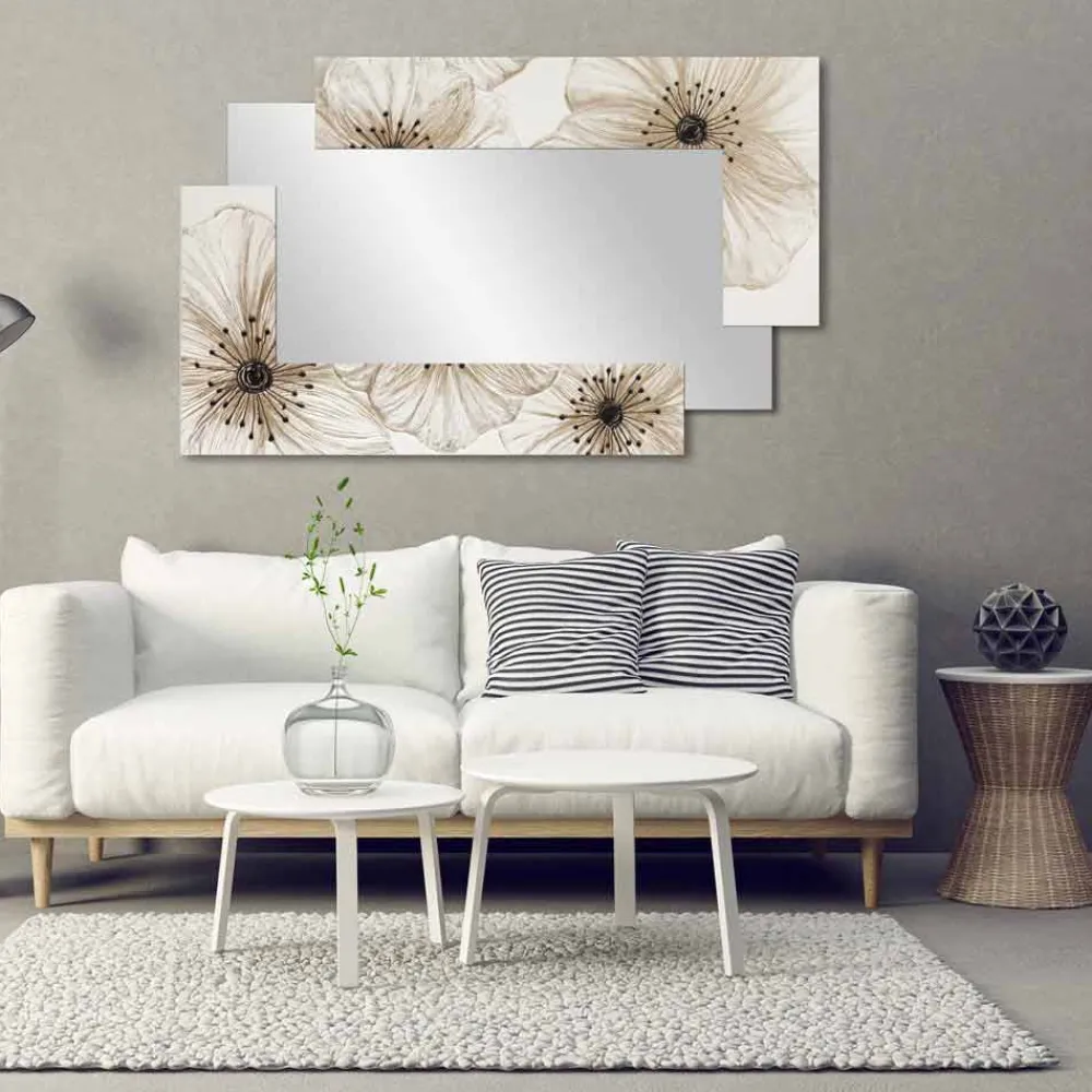 Viadurini Decor Wandspiegel-Wandspiegel in modernem Design Sabbiate