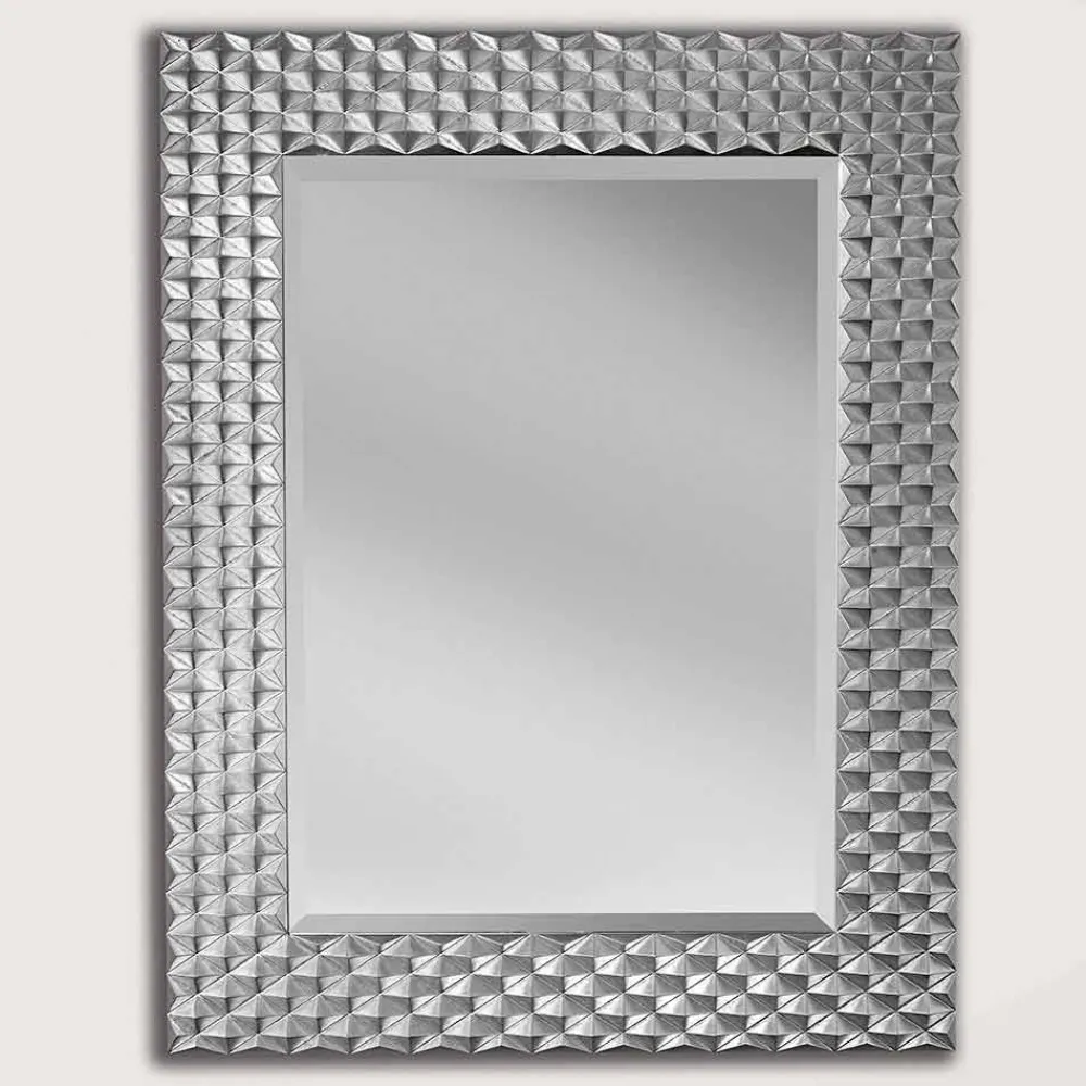 Viadurini Classic Wandspiegel-Wandspiegel in Silber oder Gold Holz in Italien Giuseppe gemacht