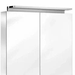 Viadurini Bathroom Badspiegel-Wandspiegel mit 2 Türen mit LED-Licht und Steckdosen - Bramo