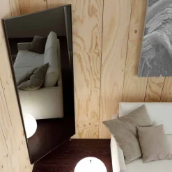 Viadurini Living Wandspiegel-Wandspiegel mit öffnender Tür und Kleiderhaken Made in Italy - Boro