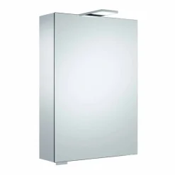 Viadurini Bathroom Badspiegel-Wandspiegel mit Flügeltür und LED-Beleuchtung - Ratsche